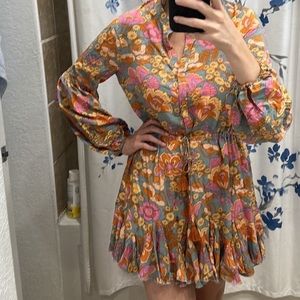 Mini dress colorful